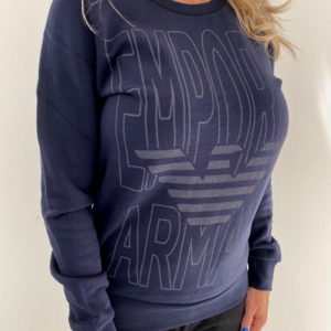 Dámská mikina Emporio Armani 163964 modrá