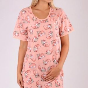 Dámská noční košile Vienetta Secret Méďa s polštářem - mateřská