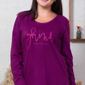 Dámské pyžamo dlouhé Vienetta Secret Anna