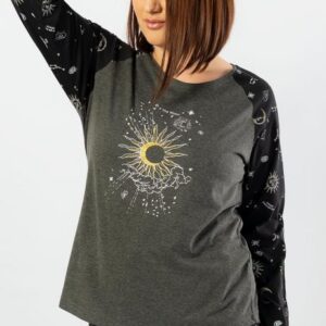 Dámské pyžamo dlouhé Vienetta Secret The moon