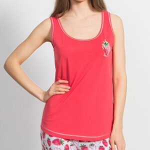 Dámské pyžamo kapri Vienetta Secret Jahoda