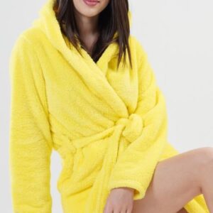 Dámský župan krátký s kapucí  Vienetta Secret Citron