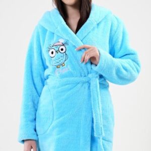 Dámský župan krátký s kapucí Vienetta Secret Sova