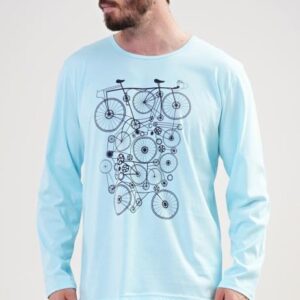 Pánské dlouhé pyžamo Vienetta Secret Kolo