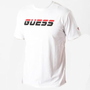 Pánské triko Guess U0BA47 bílé