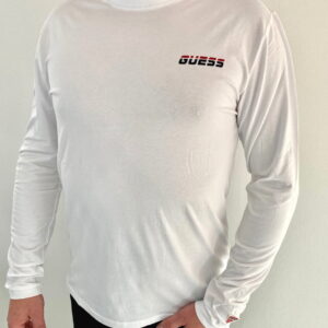 Pánské triko Guess U0BA52 bílé