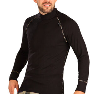 Pánský černý funkční termo rolák Litex 7B210