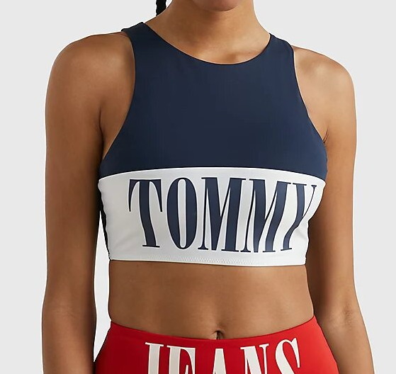 Dámský plavkový top Tommy Hilfiger UW0UW04080