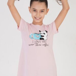Dětská noční košile s krátkým rukávem Vienetta Secret Panda