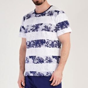 Pánské pyžamo šortky Vienetta Secret Hawaii