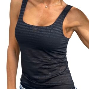 Dámské tílko Emporio Armani 164775 3F204 černé