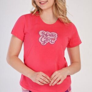 Dámské pyžamo šortky Vienetta Secret Super girl