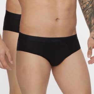 Pánské slipy Lisca 32034 Hermes 2 KUSY černé