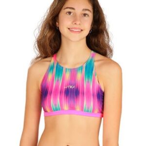 Dívčí plavkový sportovní top Litex 6B428 tisk
