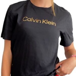 Dívčí triko Calvin Klein G80G800657 černé