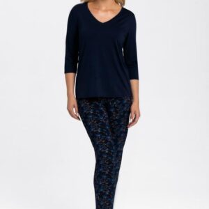 Dámské pyžamo Babella Aretha modré