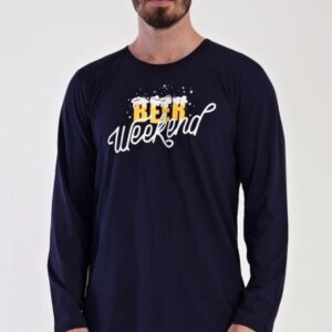 Pánské pyžamo dlouhé Vienetta Secret Weekend