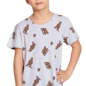 Dětská noční košile s krátkým rukávem Vienetta Secret Medvědi