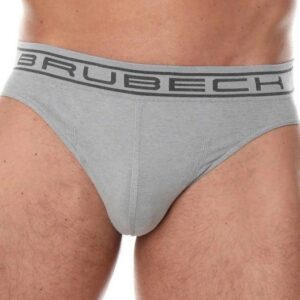 Pánské slipy Brubeck 00290A šedé