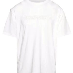 Pánské triko Calvin Klein NM2501E bílé