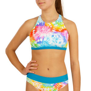 Dívčí plavkové kalhotky středně vysoké Litex 6E423