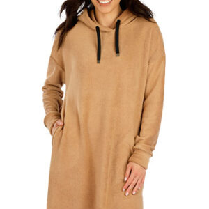 Dámské mikinové šaty s kapucí Litex 7E254