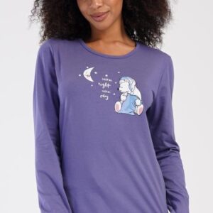 Dámské pyžamo dlouhé Vienetta Secret Good night