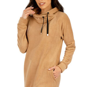 Dámské vyteplené mikinové šaty Litex 7E253