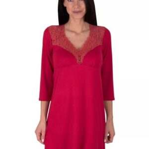 Dámská noční košile Anna červená BABELLA