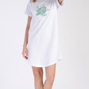 Dámská noční košile Vienetta Secret ŽELVA šedá