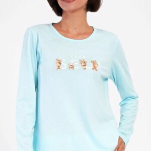 Dámské pyžamo dlouhé Vienetta Secret Adriana