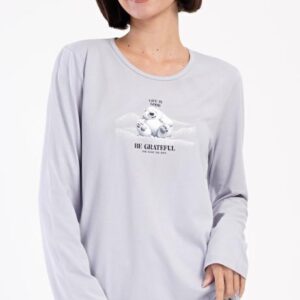 Dámské pyžamo dlouhé Vienetta Secret Polar bear