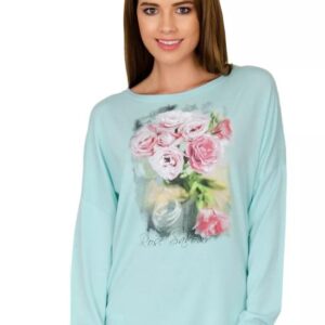 Dámské tričko 56/2-2/A4 tyrkysové FABIO