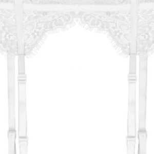 Dámský podvazkový pás Julimex Fuchsia bílý