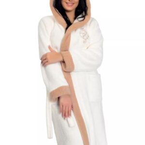 Dámský župan 20319 šampaň SPACE