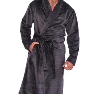 Kvalitní pánský župan Muydemi 391037 šedý