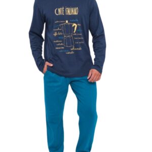 Pánské bavlněné pyžamo Muydemi 390063