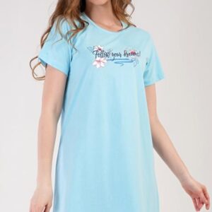 Dámská noční košile s krátkým rukávem Vienetta Secret Ella