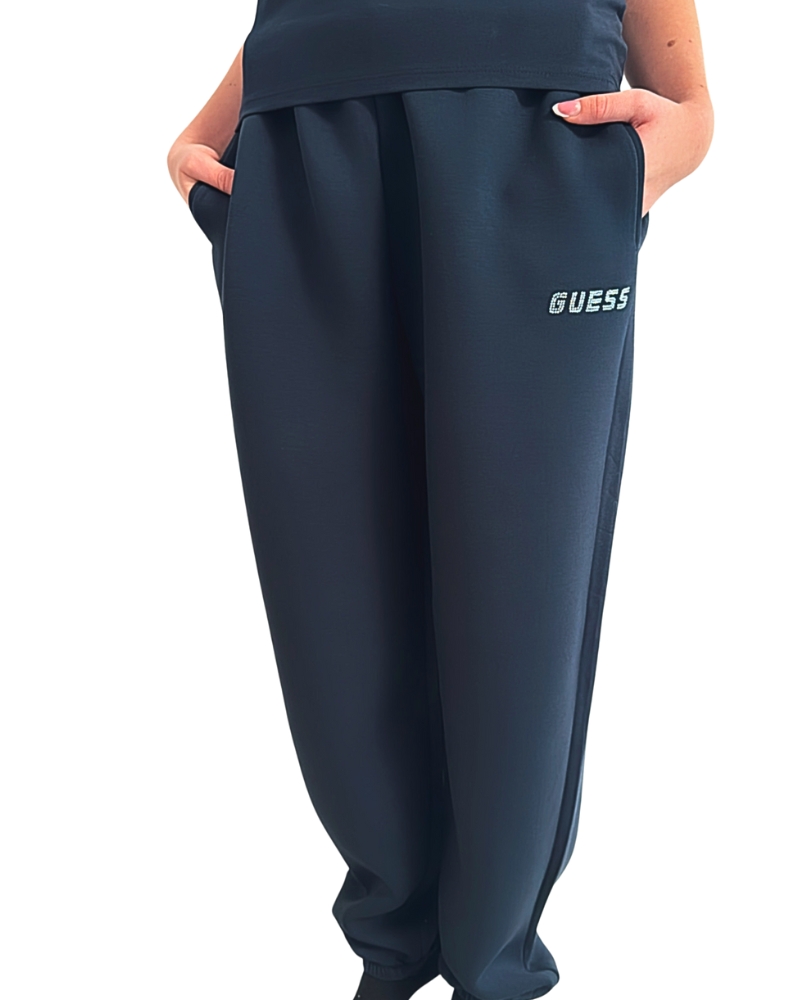 Dámské tepláky GUESS V4BB13 modré