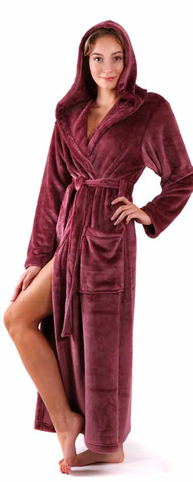 Dámský vínový župan Vestis Siena 3156 nadměr