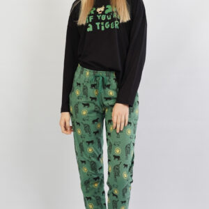 Dámské dlouhé pyžamo vienetta Secret TIGER