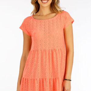 Dámské lososové šaty Litex 5F007