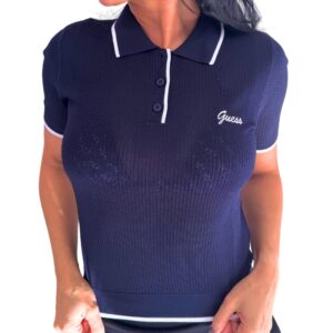 Dámské polo tričko Guess V5GP00 modré