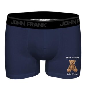 Pánské boxerky John Frank JFBDMOD129-BEAR3