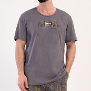 Pánské pyžamo šortky Vienetta Secret City