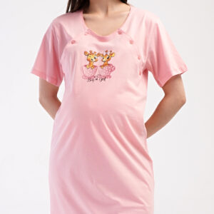 Dámská noční košile mateřská Vienetta Secret Žirafy