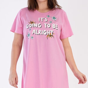 Dámská noční košile s krátkým rukávem Vienetta Secret Sabina