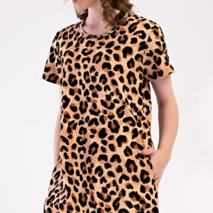 Dámské domácí šaty s krátkým rukávem Vienetta Secret Laura