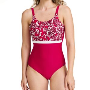 Dámské jednodílné plavky TIMO 812099 s košíčky