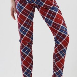 Dámské kárované kalhoty Vienetta Secret Silvie